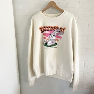 Domrebel Carrot Sweatshirt Cream Streetwear Farfetch Made in Canada Rabbit XL